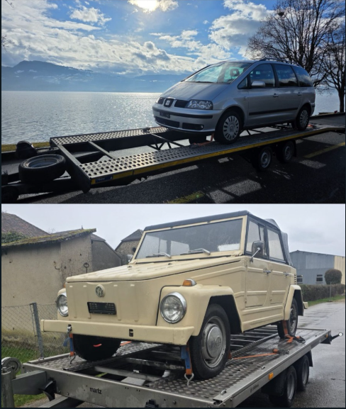 Autotransport Schweiz – Pkw sicher auf Abschleppwagen verladen